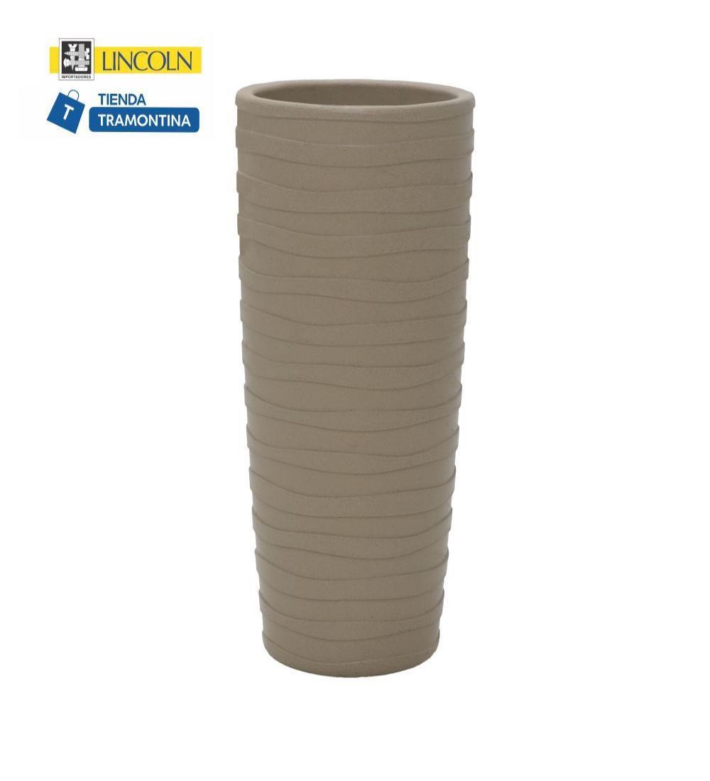 MACETA GRECIA TRAMONTINA 80 X 36 CM ARENA 56 LITROS